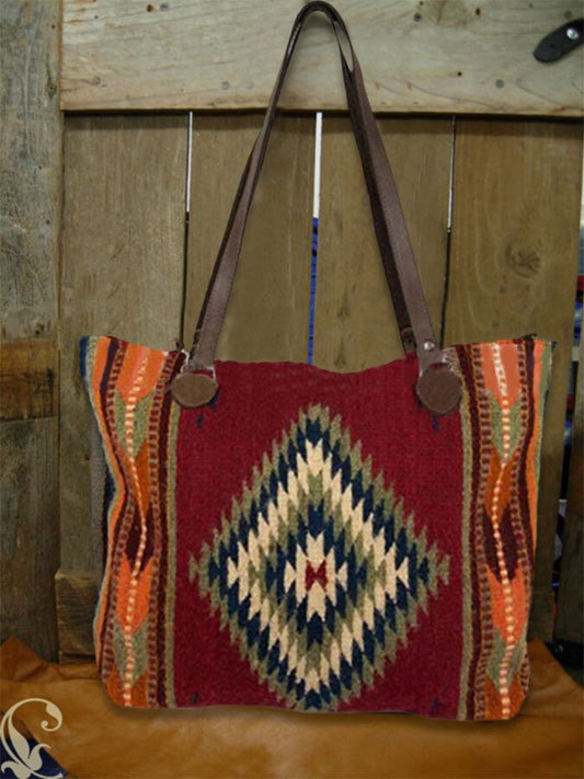 Geometric Vintage Handbag