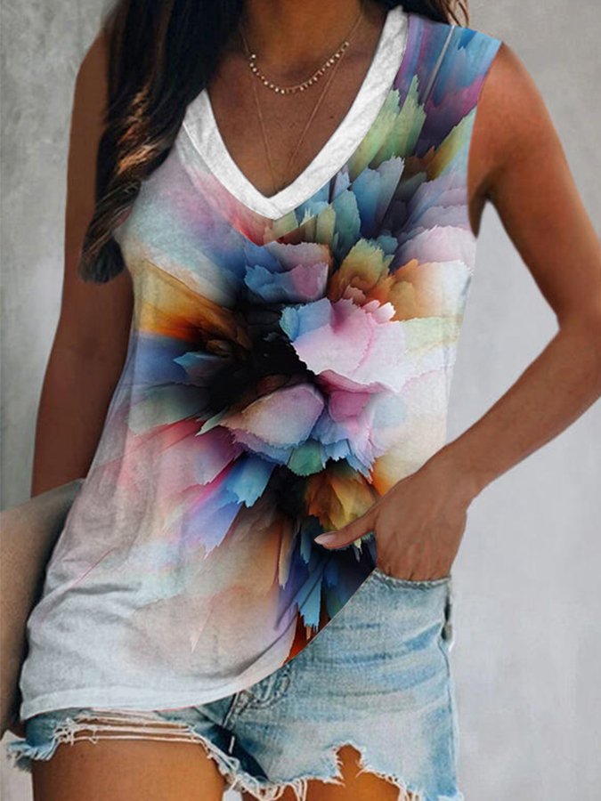 Fashion Print Vest