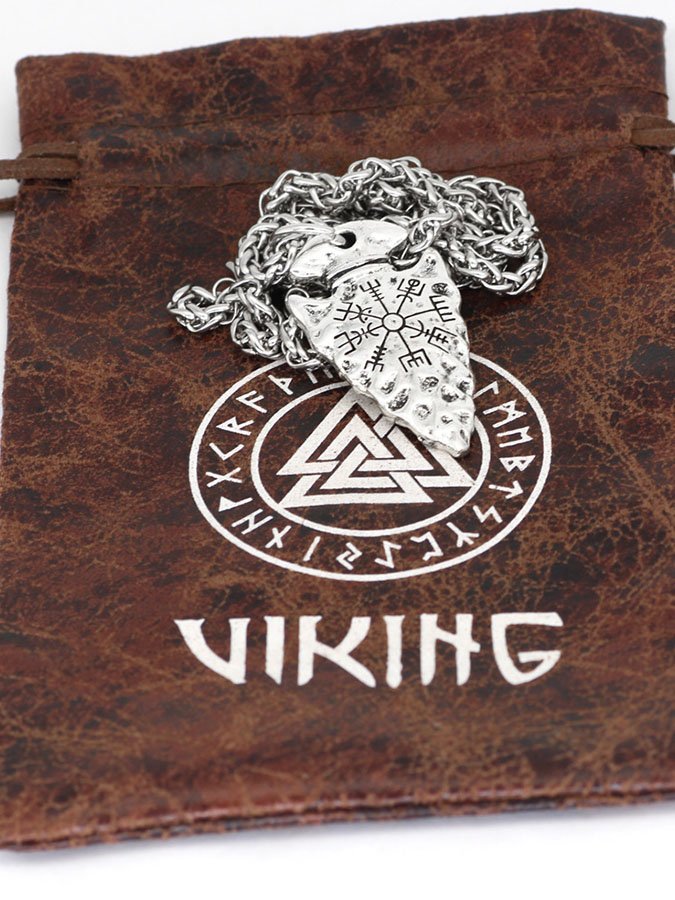 Viking Compass Compass Pendant Necklace