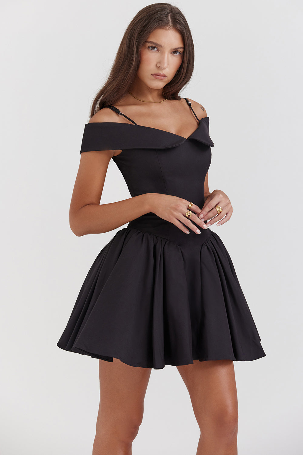 Elina Off Shoulder Mini Dress