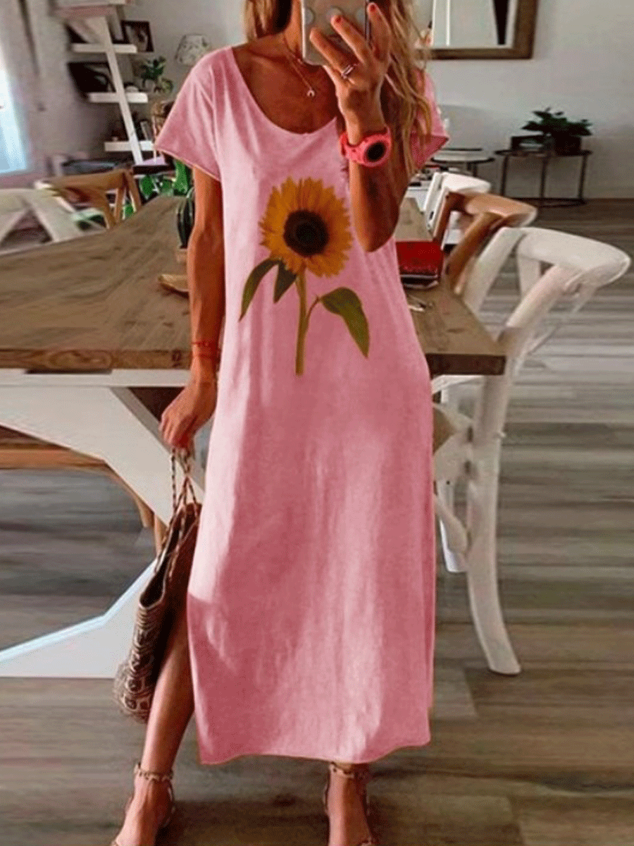 Sunflower Maxi Dress