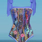 Fashion Floral Print One-Piece Swimsuit Set