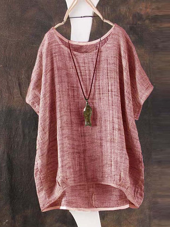 Ladies Linen Casual Loose Shirt