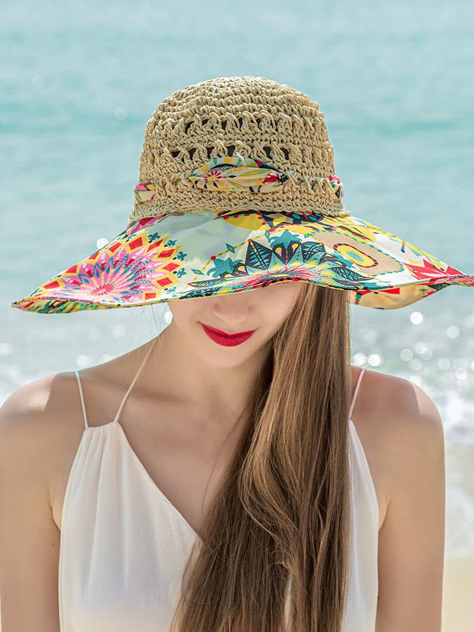 Bohemian Beach Sunshade Hat