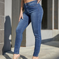 Elastic High Waist Jeans