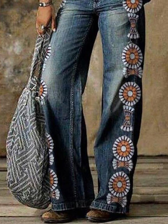 Women's Casual Loose Fashion Printed Pants