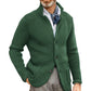 Men's Retro Navy Heavy Knitted Jacket