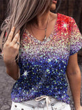 Fashion Print Short Sleeve T-Shirt