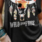 Vintage Print Vest