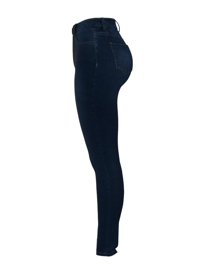 Elastic High Waist Jeans