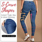 Elastic High Waist Jeans