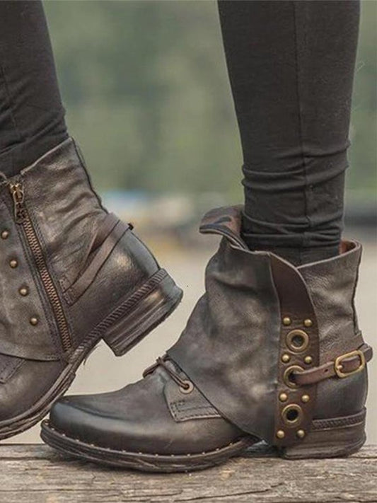 Women's Vintage Bohemian Martin Boots