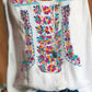 Crew Neck Ethnic Print Vest