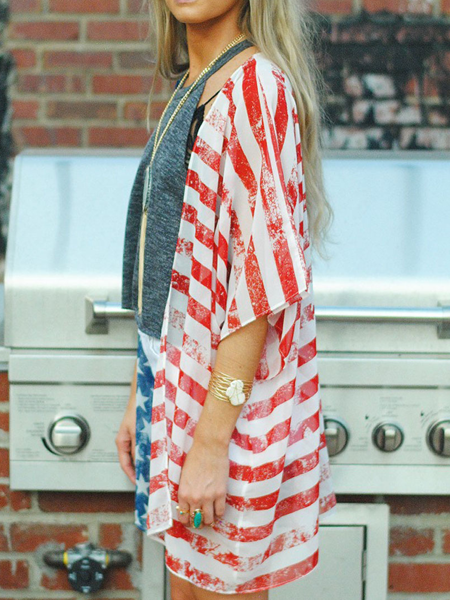 Women's Flag Cardigan