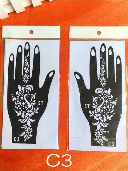 Template tattoo stickers
