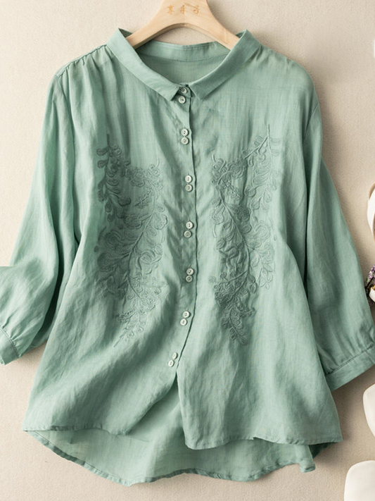 Women's Loose Casual Long Sleeve Shirt