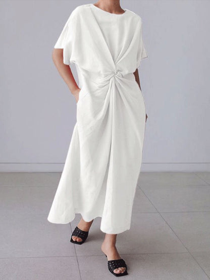 Casual Solid Color Dress