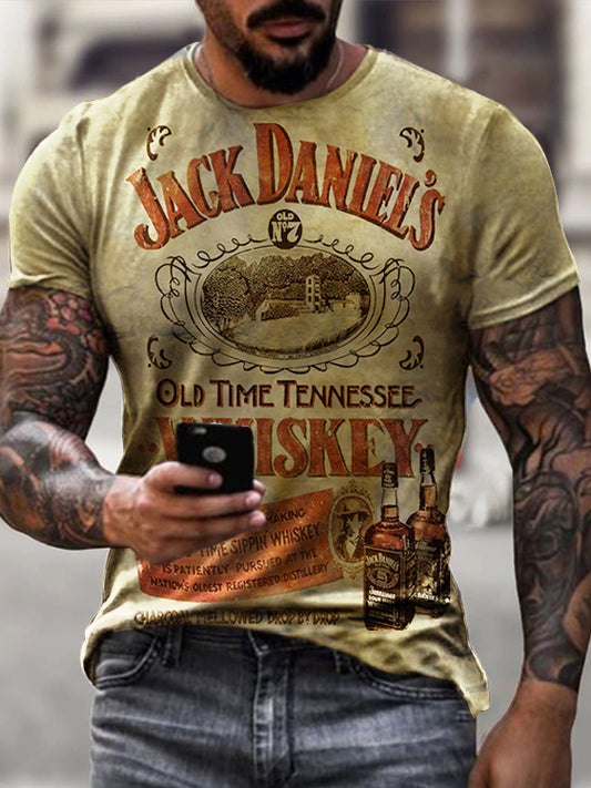Mens Jack Daniels Printed T-shirt