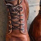 Vintage Lace-Up Ankle Boots