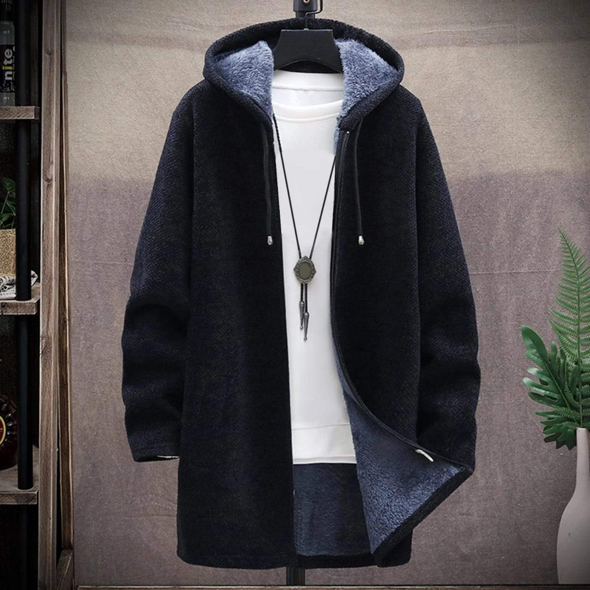 Moveposition's Ben - Cozy Hoodie with over length and side pockets-Move Position