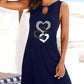 Women's Sleeveless Loose Hollow Dress