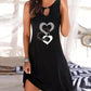 Women's Sleeveless Loose Hollow Dress