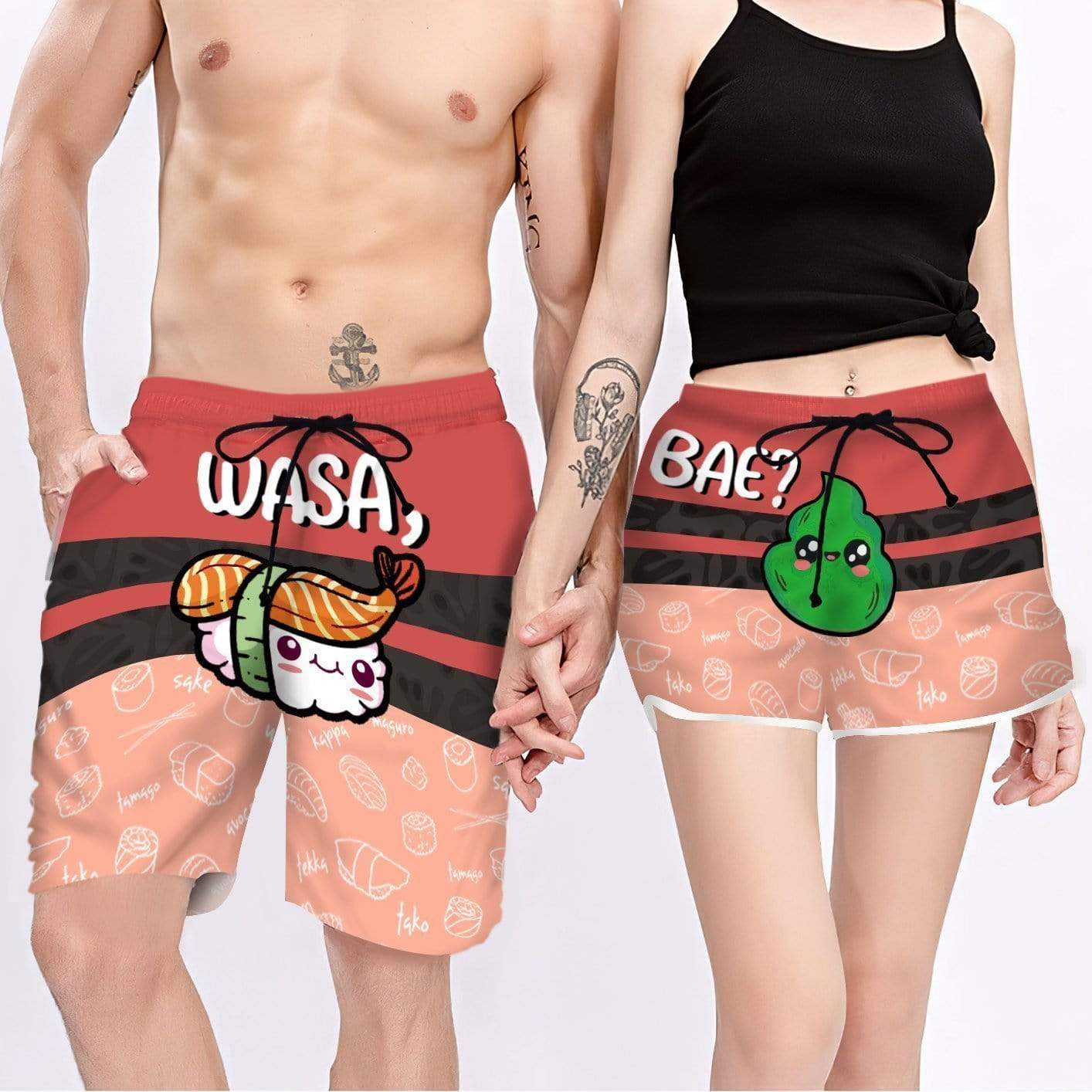 Couple Matching - Wasabae - Shorts