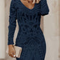 Women's Leopard Shift Mini Dress