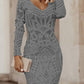 Women's Leopard Shift Mini Dress