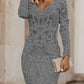 Women's Leopard Shift Mini Dress