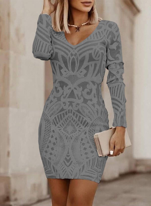 Women's Leopard Shift Mini Dress