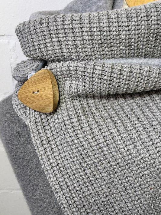 Lässige Einfarbige Gestrickte Schals & Tücher