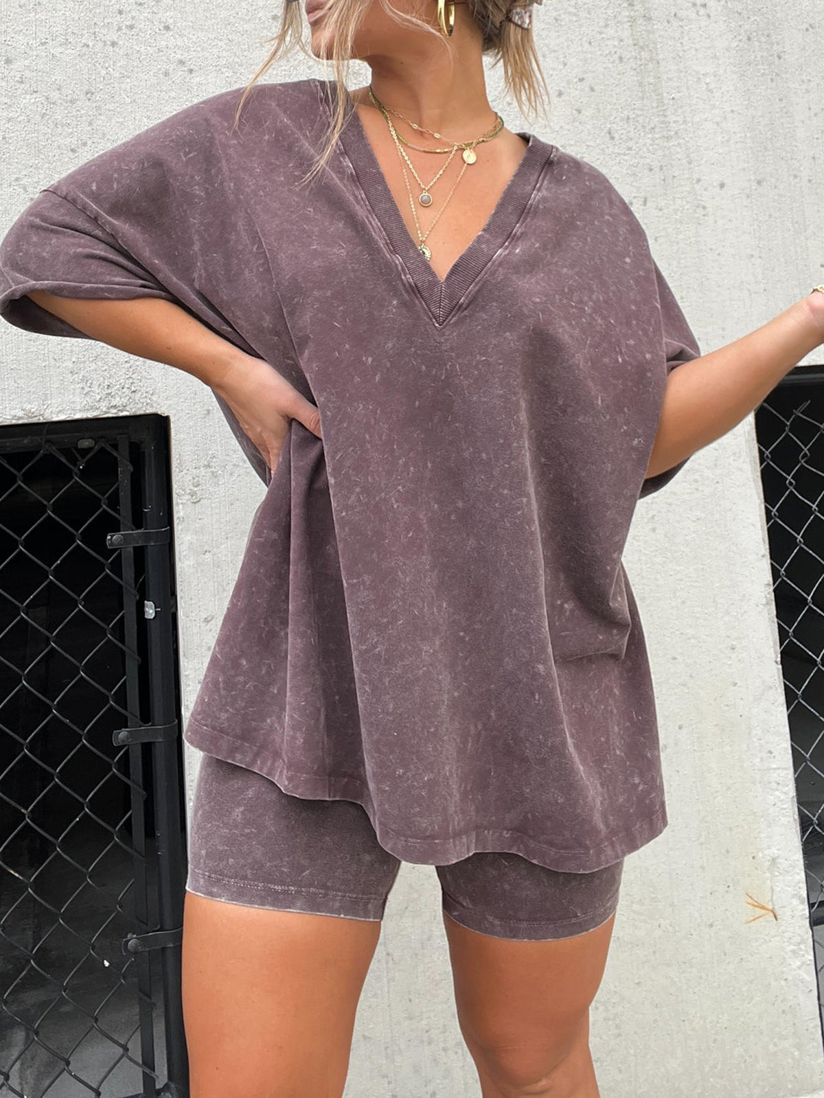  Women's Summer Washed Set