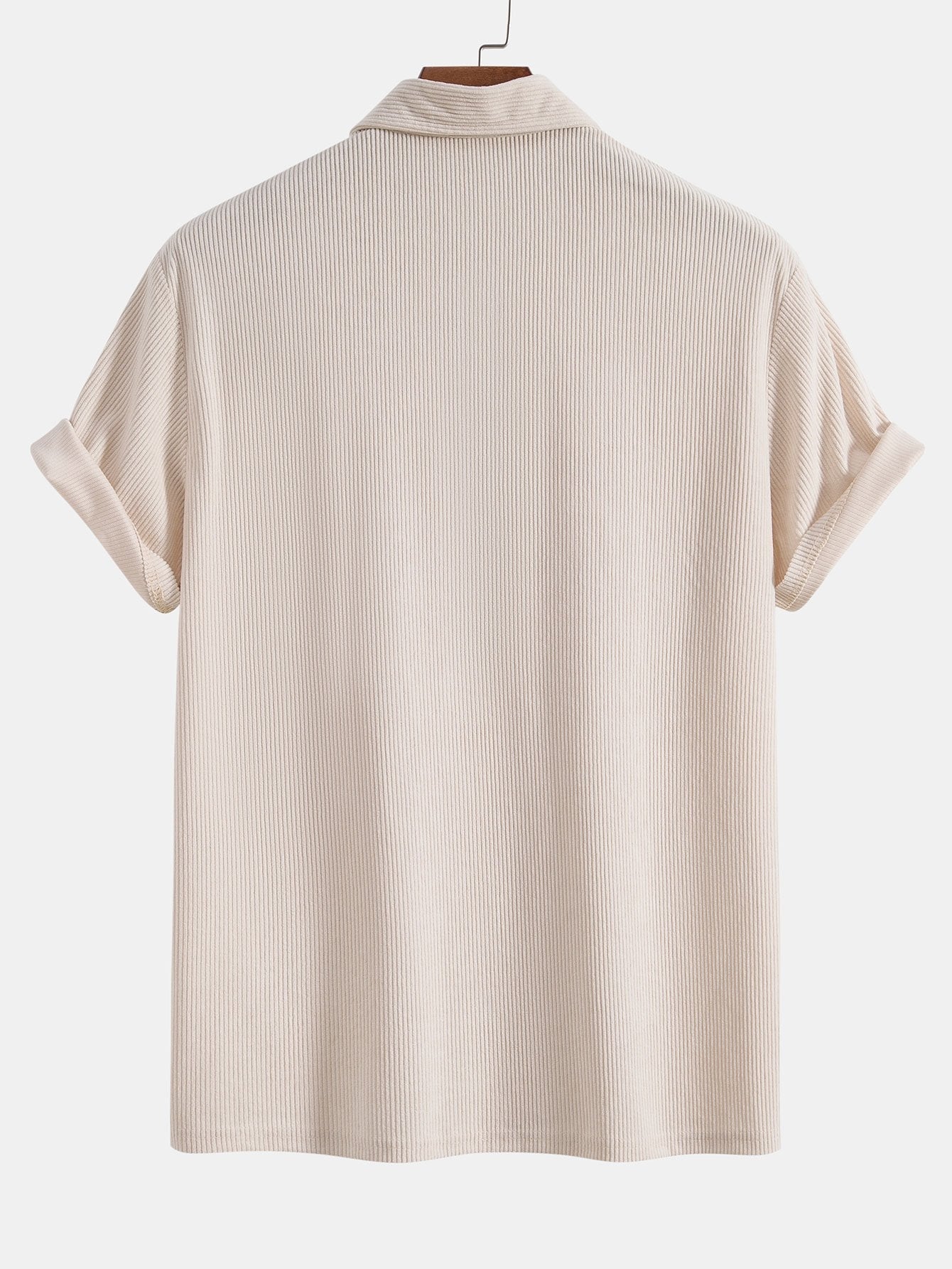 Short Sleeve Corduroy Polo Shirt & Corduroy Shorts