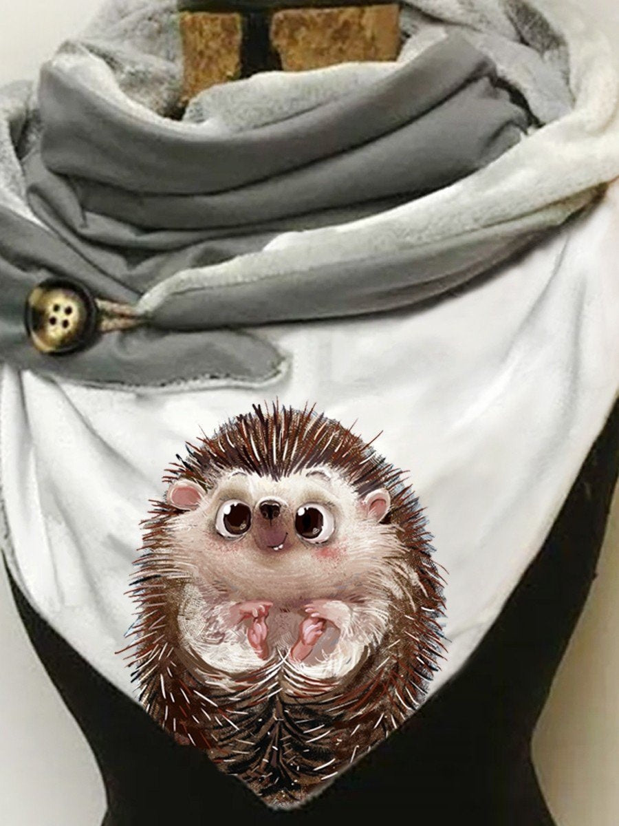 Hedgehog Pattern Scarf and Shawl