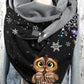 Casual Christmas Snowflake Owl Pattern Scarf and Shawl
