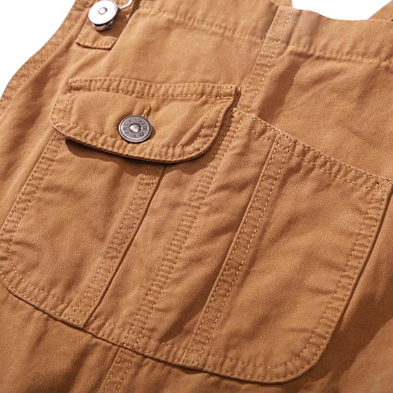 Men's Casual Vintage Loose Cargo Overalls 81819529Y
