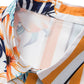 Tropical Stripe Panel Shirt & Swim Shorts