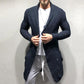 Men's Casual Ripped Long Knit Cardigan 68275311M
