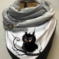 Women's Owl Art Casual Wrap Scarf