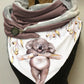 Cute Cara Print Casual Scarf