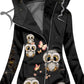 Women's Winter Owl Print Casual Track Jacket