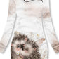 Women's Winter Hedgehog Snowflake Casual Sweatshirt
