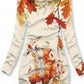 Women's Autumn And Winter Maple Leaves Cute Fox Casual Sweatshirt
