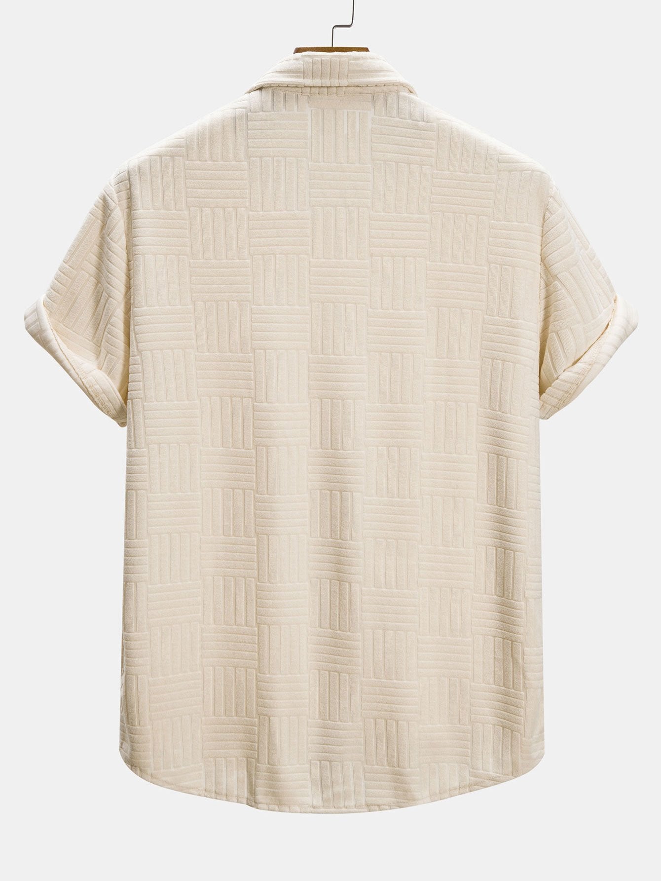 Towelling Jacquard Shirt & Shorts