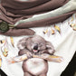 Cute Cara Print Casual Scarf