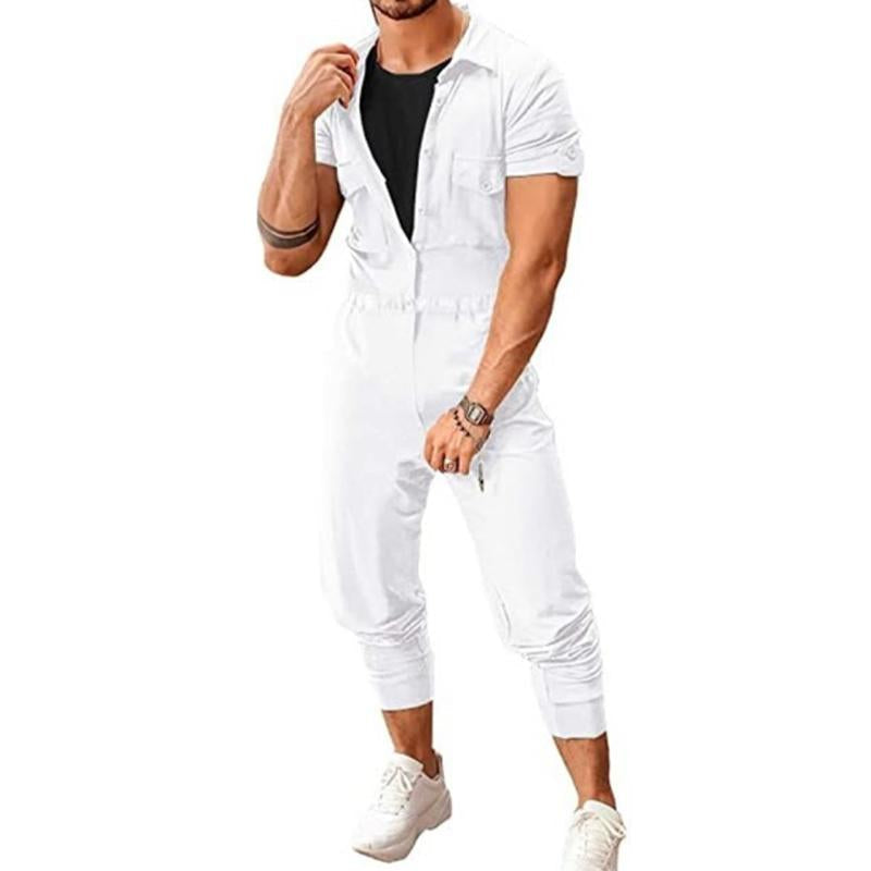 Men's Casual Solid Color Jumpsuit 44281515Y