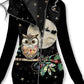 Women's Winter Vintage Owl Print Casual Sweatshirt