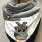 Women's Owl Art Casual Wrap Scarf