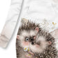 Women's Winter Hedgehog Snowflake Casual Sweatshirt